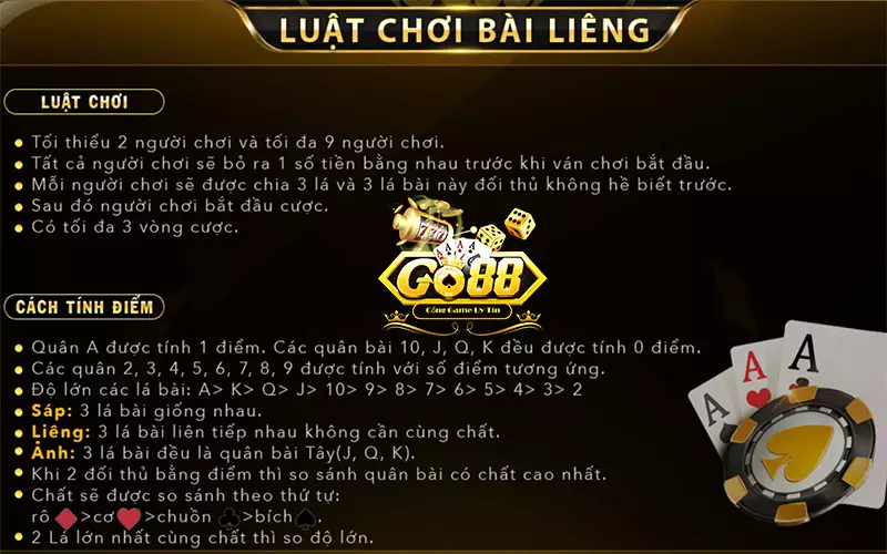 Bước 4: Chơi Liêng Go88 và rút tiền