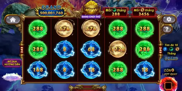 Biểu tượng trong slot game Thần Tài Go88 uy tín