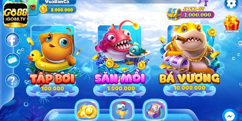 Hướng dẫn tải game trùm bắn cá online 